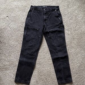 Abercrombie & Fitch Men's Athletic Loose Jean 30x34 - Workwear - Black
